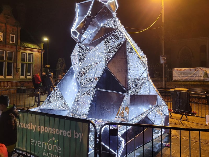 The 3D polar bear on Market Place
