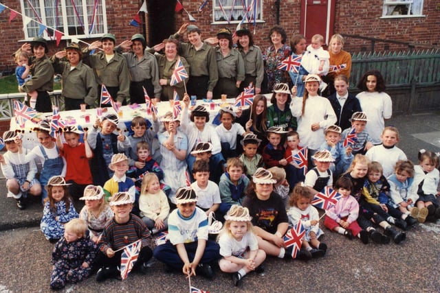 A scene from May 1995 but who can tell us more about the VEDay anniversary event and where this photo was taken?