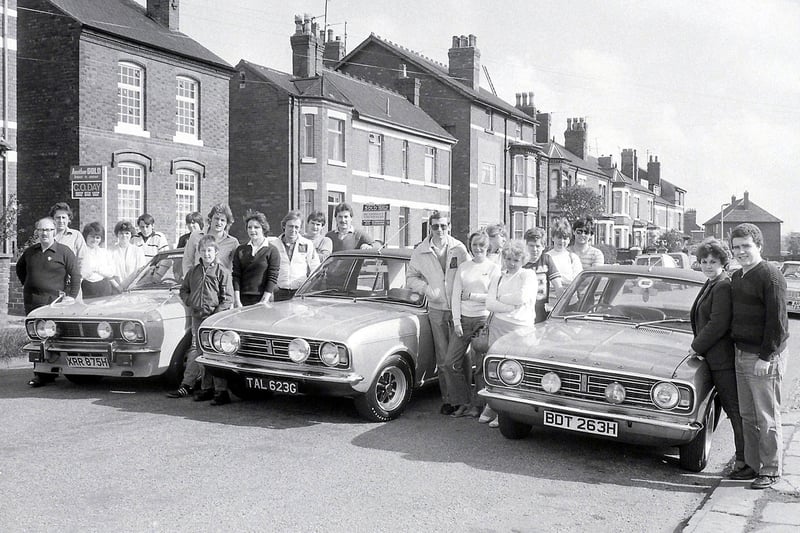 Mansfield's Ford Cortina 1600e Club meeting