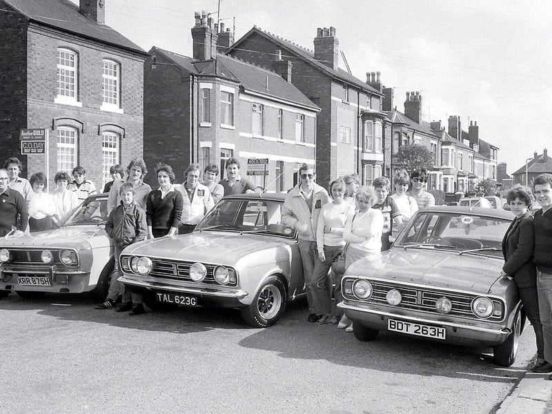 Mansfield's Ford Cortina 1600e Club meeting
