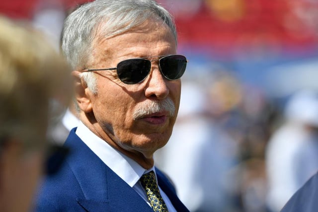 Worth an estimated £6.8bn, American businessman Stan Kroenke has backed the Gunners with his cash in recent years.