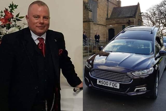 Funeral director Michael Fogg, pictured, said he wanted to ensure families could be there for their loved one's funeral if coronavirus plunged the country into lockdown.