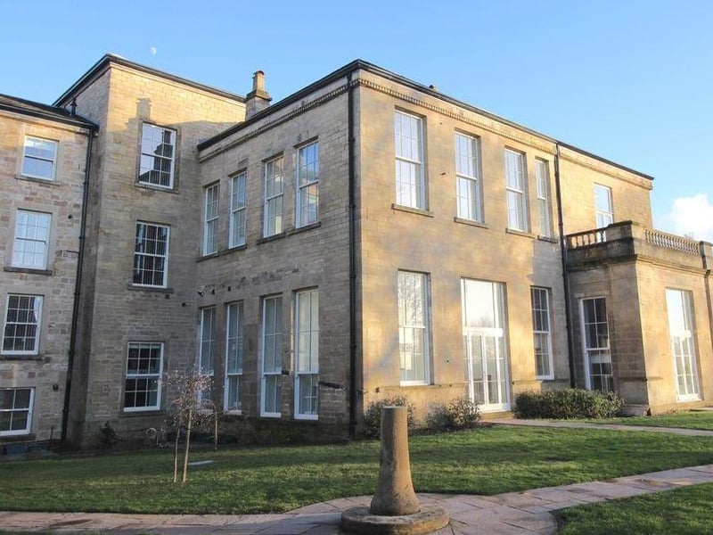 A look at Berry Hill Hall from another angle. It boasts underground parking and communal gardens.