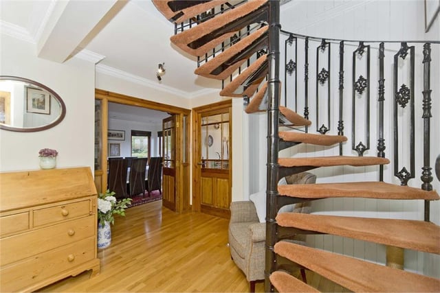 Just in case you were worried the house didn't quite have enough character for you - look at this staircase!