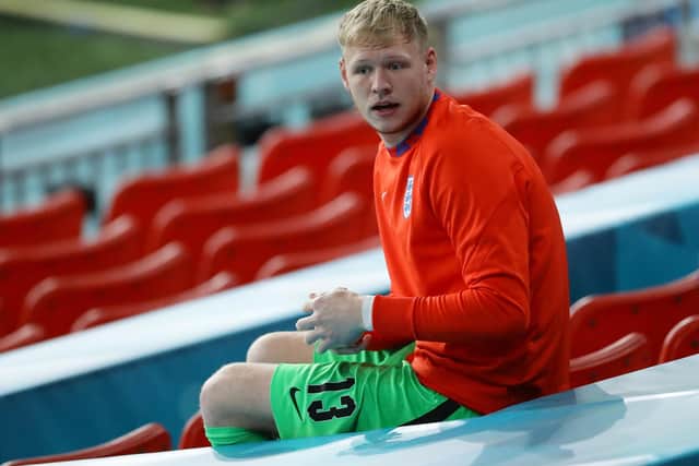 England goalkeeper Aaron Ramsdale is a target for Arsenal (David Klein/Sportimage)