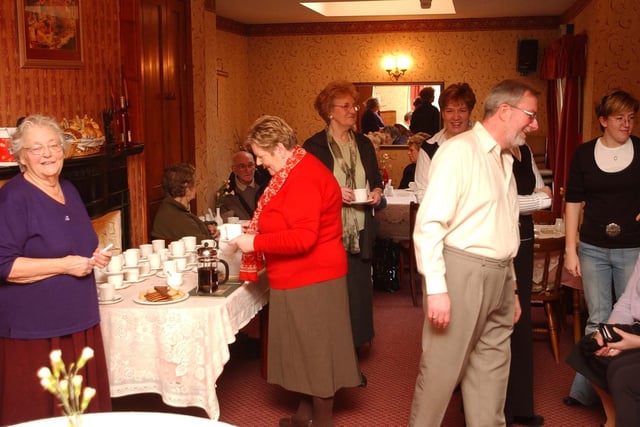 Were you pictured at the Oakroyd Hotel coffee morning in 2005?