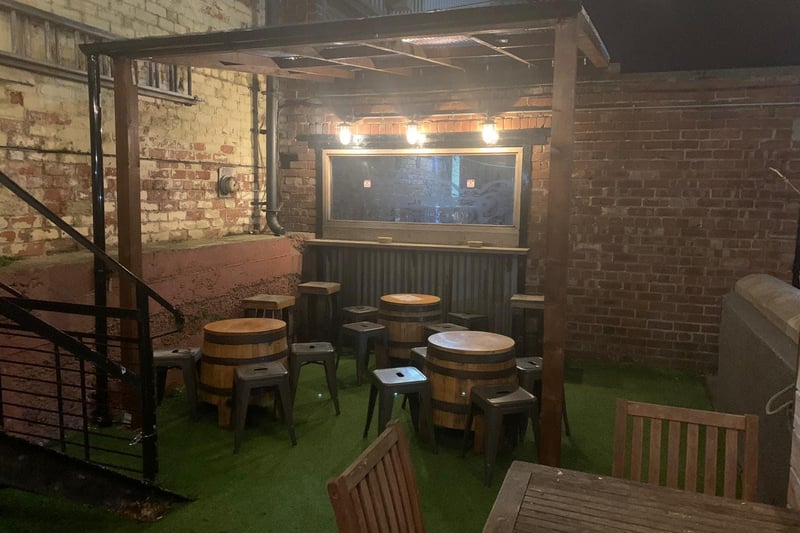 The Causeway Inn has a fantastic beer garden shelter which is ideal to grab a pint when outdoor venues open in April.