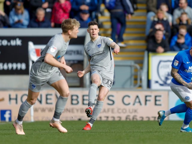 James Bolton clears the ball
