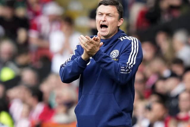 Paul Heckingbottom takes his Sheffield United team to Bristol City: Andrew Yates / Sportimage