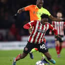 Femi Seriki made his full Sheffield United debut against Nottingham Forest: Darren Staples / Sportimage