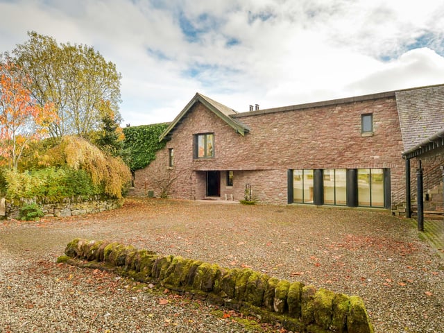 Easter Bendochy House benefits from renewable energy, with a ground-source heat pump and solar panels, as well as boasting great views to the River Isla and the Sidlaw hills