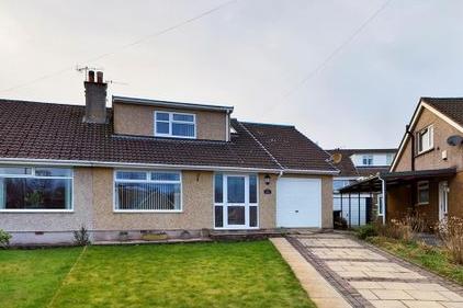 This extended, three-bedroom, semi-detached home is for sale for £375,000 with Mighty House.
