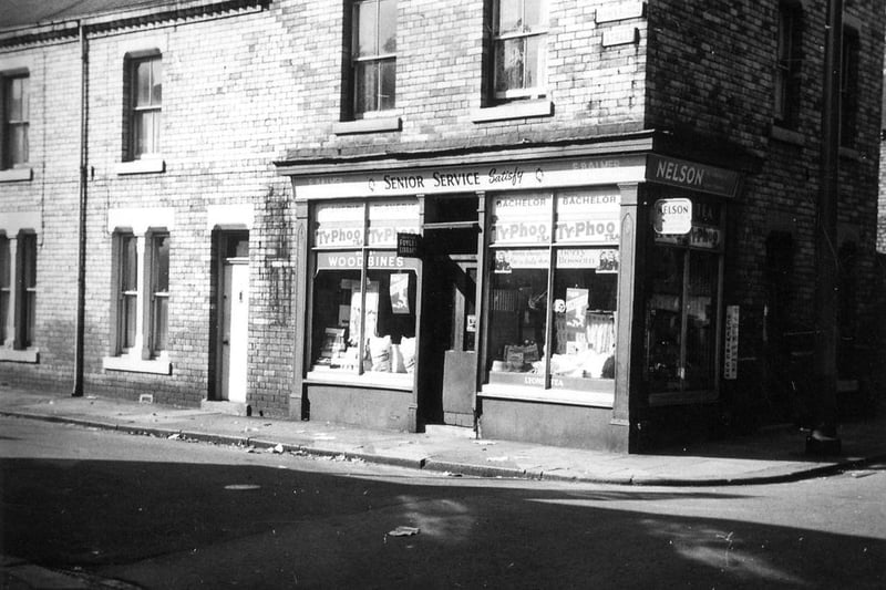 F. Balmer's corner shop on Hawkridge Street. Photo: Hartlepool Library Service.
