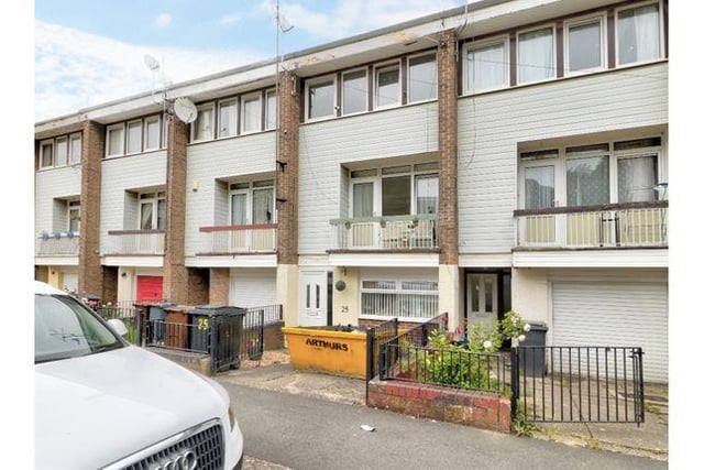 Viewed 1549 times in the last 30 days, this four bedroom town house has a converted garage to provide more living space. Marketed by Purplebricks, 024 7511 8874.