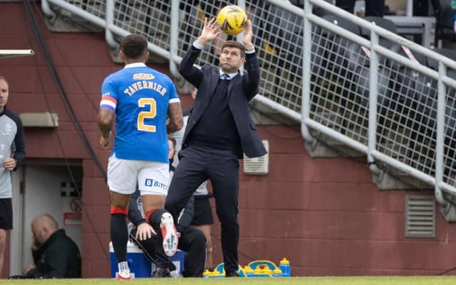 Steven Gerrard, Manager of Rangers. (Photo by Steve Welsh/Getty Images)