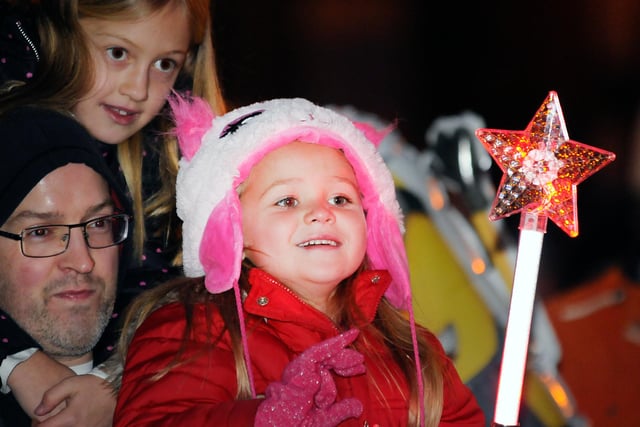 The magic of Christmas was plain to see at the 2015 Grangemouth Christmas lights switch on