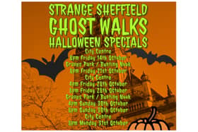 A series of ghost walks are planned over the Halloween period in Sheffield