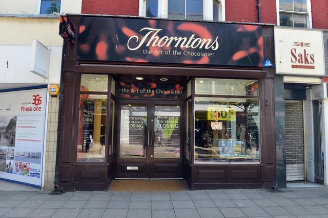 Chocolate favourites Thorntons closed in 2014, another loss to King Street. Remember it?