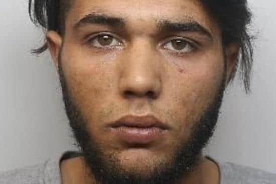 Pictured is Gabriel Costea, aged 21, of no fixed address, who was sentenced at Sheffield Crown Court to five years of custody after he pleaded guilty to a robbery at an NCP car park at Arundel Gate, Sheffield, and to a separate offence of unlawful wounding at St James' Row, Sheffield.