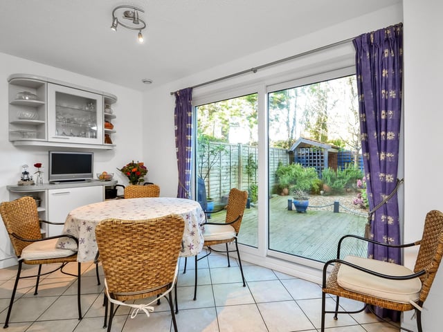 This four bedroom townhouse is on sale for £515,000 in Port Solent. It is listed by Fine and Country.