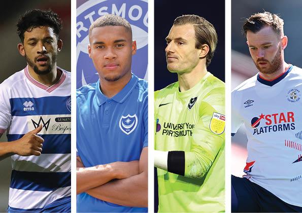 From left:  Macauley Bonne, Gavin Bazunu, Craig MacGillivray and Ryan Tunnicliffe