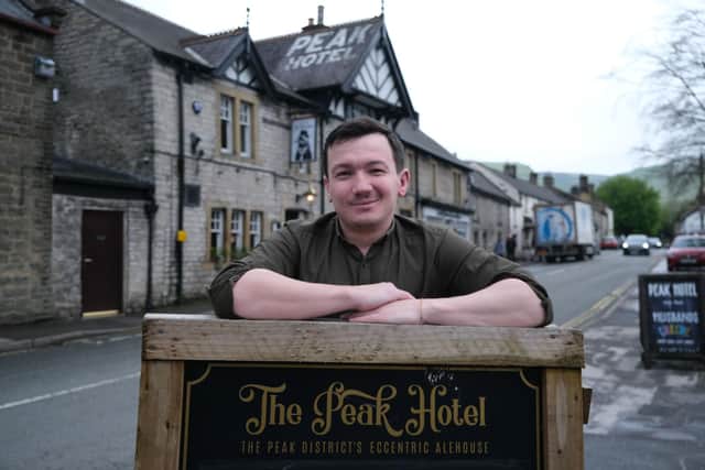 Graham Watson, manager at The Peak Hotel in Castleton, will be hosting a new beer and cider festival in September.