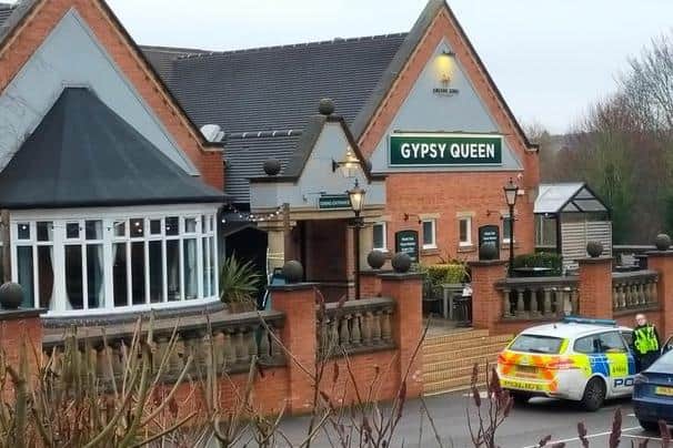Police launched an investigation into the death of Macaulay Byrne, also known as Coley, after he suffered stab wounds and later died following an alleged 'fight' at the Gypsy Queen pub, pictured, on Drake House Lane, at Beighton, Sheffield.