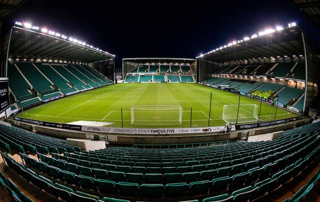 EDINBURGH, SCOTLAND - FEBRUARY 12: A general view of the stadium before a Ladbrokes Premiership match between Hibernian and Ross County at Easter Road, on February 12, 2020, in Edinburgh, Scotland. (Photo by Ross Parker / SNS Group)