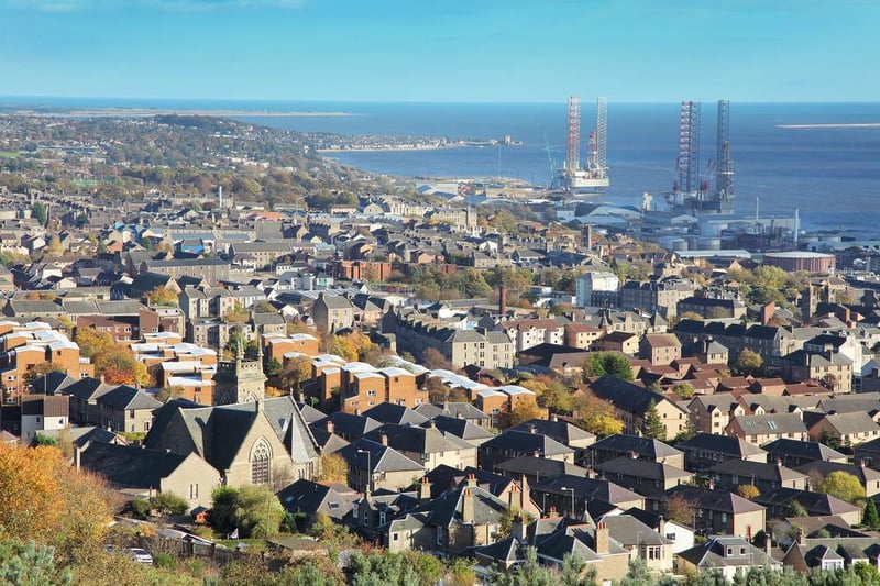 Dundee City has recorded a positive test rate of 13.9%.