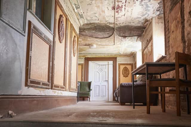 Beautiful interiors in need of restoration