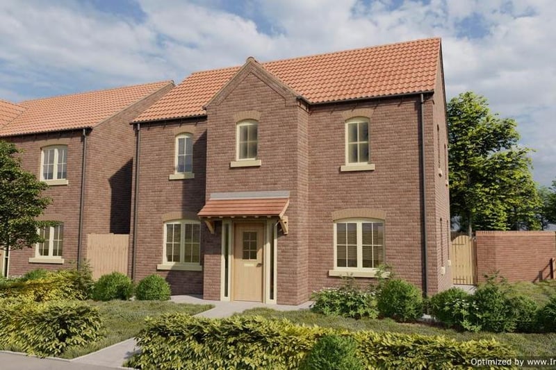 This is a three-bed detached with en-suite to master bedroom. Price: £245,000.