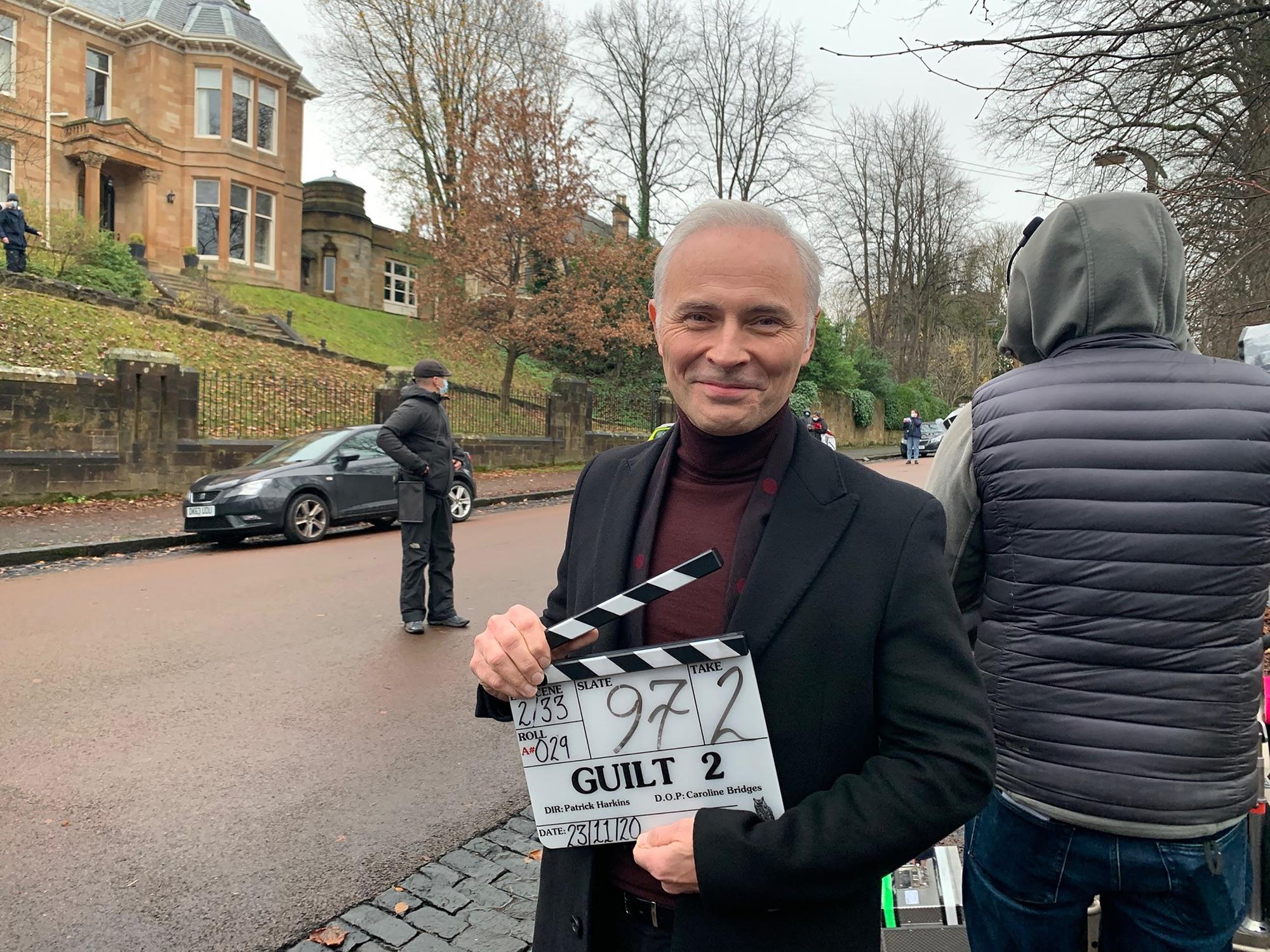 Guilt series 2 filming in Glasgow
 Max (MARK BONNAR)
