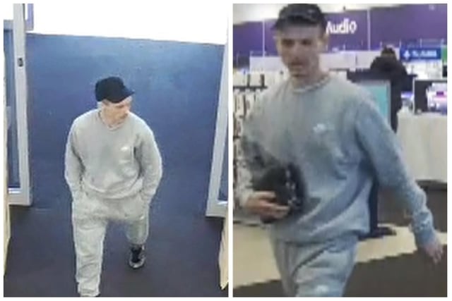 Officers investigating a reported theft and subsequent fraud incident in Sheffield have issued CCTV images of a man they would like to speak to as enquiries continue.
Launching a public appeal on March 31, 2023, a South Yorkshire Police spokesperson said: "On Tuesday 14 March, at around 3.50pm, a woman reported that her purse had been stolen while she was shopping at Heeley Retail Park on Chesterfield Road.
"A short time later, at around 4.30pm, it is understood that the woman’s bank card was used at a shop on Machon Bank Road in a fraudulent transaction.
"We believe the man pictured could hold vital information about the theft and are urging him, or anyone who recognises him, to get in touch.
Contact the force using live chat, our online portal or by calling 101 quoting incident number 821 of March 14, 2023. Live chat and the online portal can be accessed here: https://smartcontact.southyorkshire.police.uk/

Alternatively, if you would prefer not to give your personal details, you can give information anonymously and in confidence to the independent charity Crimestoppers, either by completing a simple online form at www.crimestoppers-uk.org – or call their UK Contact Centre on freephone 0800 555 111.