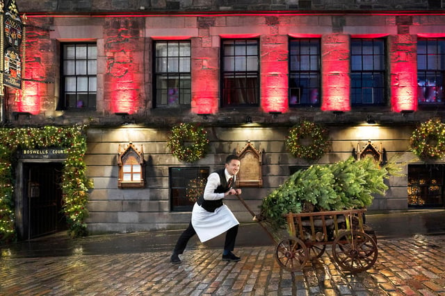 This Edinburgh institution comes into its own over Christmas, with an array of decorations, put up (or even made) by owner James Thomson.
