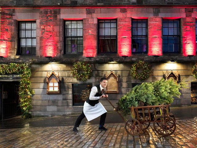 This Edinburgh institution comes into its own over Christmas, with an array of decorations, put up (or even made) by owner James Thomson.