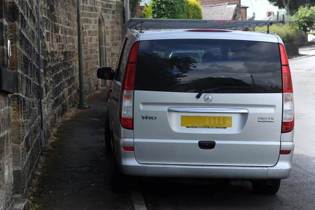 This Star reader believes pavements in Sheffield are being increasingly ‘taken over’ by inconsiderate motorists, van and lorry drivers who park partly on the roads and partly on pavement. Picture: Andrew Roe
