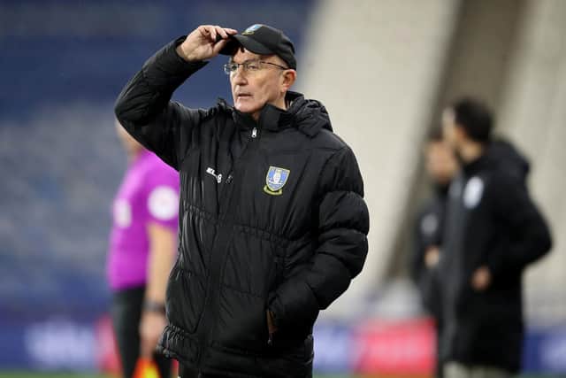 Sheffield Wednesday manager Tony Pulis. Photo: Martin Rickett/PA Wire.