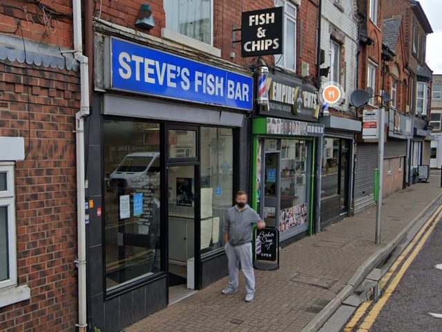 Steve's Fish Bar, Outram Street, Sutton.
