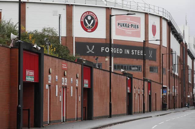 A general view of Bramall Lane, the home of Premier League club Sheffield United: Simon Bellis/Sportimage