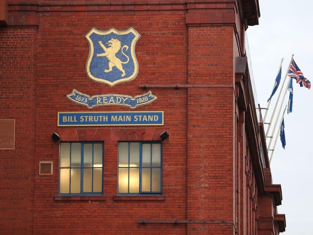 Who designed the main stand at Ibrox Stadium?