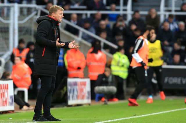 What does Eddie Howe's managerial career look like in numbers?  (Photo credit should read LINDSEY PARNABY/AFP via Getty Images)