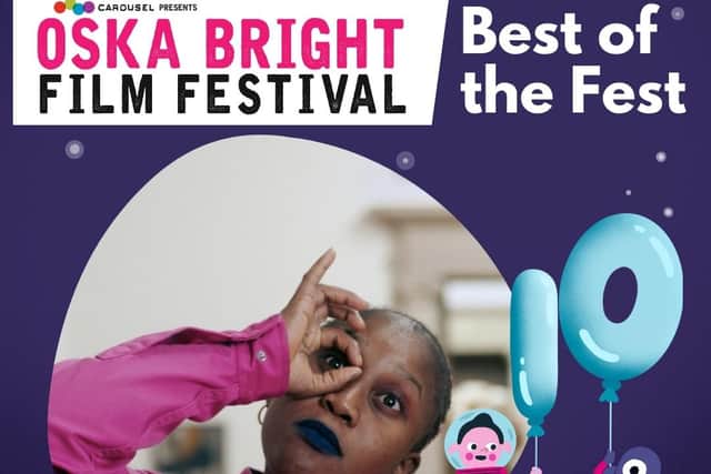 The Oska Bright Film Festival flyer with the 'Best of the Fest' programme in the UK tour