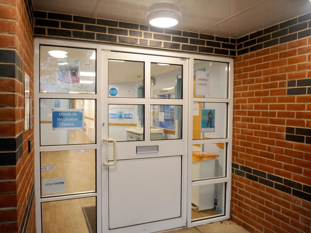 The Portsmouth NHS Covid-19 Vaccination Centre at Hamble House based at St James Hospital is set to open on Monday, February 1.
Picture: Sarah Standing (310121-1874)