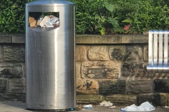 Shaun complained that bins were rarely emptied by the council.