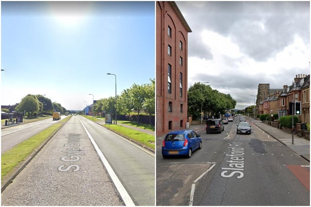 Both South Gyle Broadway and Slateford Road have bus lane cameras installed for during peak bus hours.