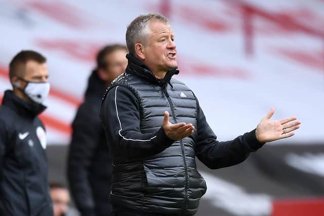 Sheffield United manager Chris Wilder is unimpressed by some of the criticism of his players ahead of their viit to Liverpool: Gareth Copley/PA Wire.