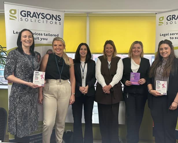 Graysons legal firm championing breast cancer awareness podcast Mother Daughter Breast of Friends