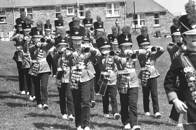 Can you recognise the jazz band parading at the Jazz Band Carnival on Ford Estate in May 1981?