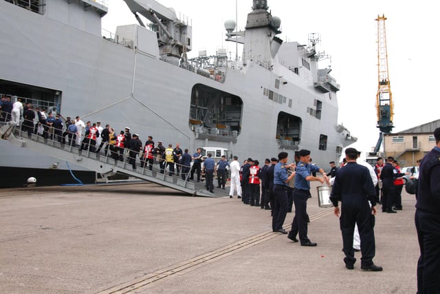 HMS Ocean was a big attracted at the Corporation Quay in 2009. Were you there in 2009?