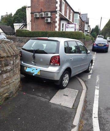 Selfish parking is a big problem in Sheffield.